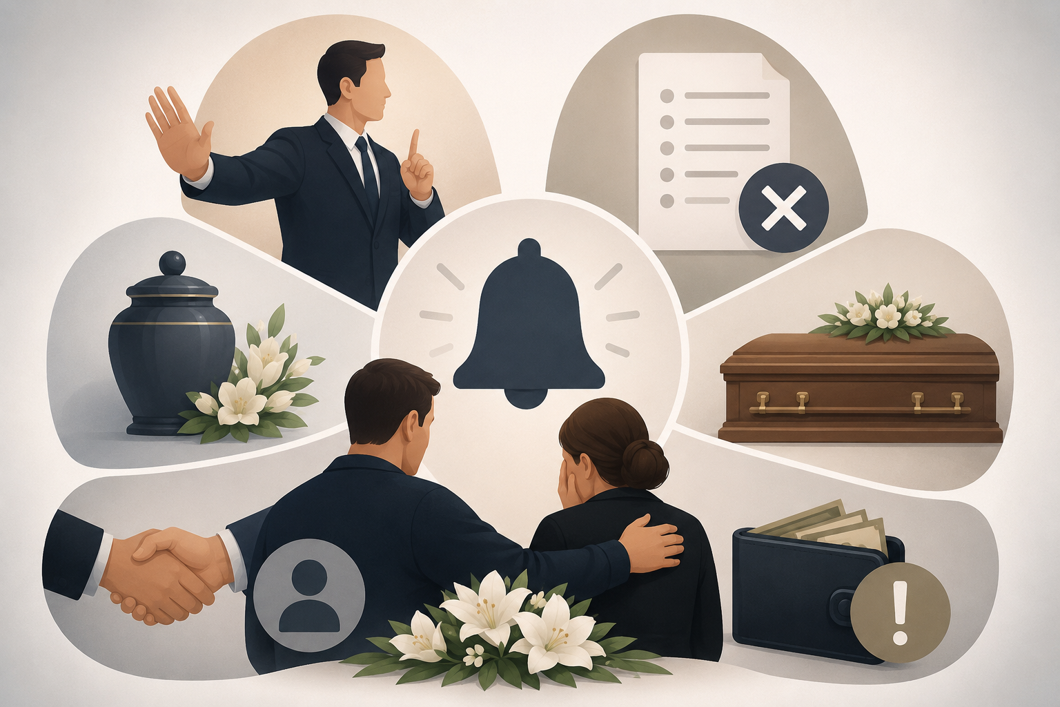Campanelli d’allarme per un funerale